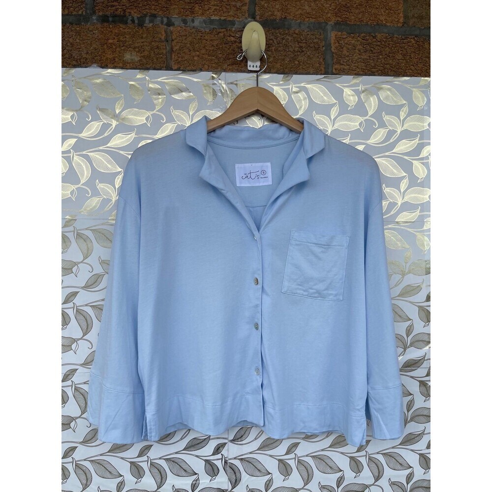 The Cat's Pajamas mariposa set in mist blue size small - Picture 4 of 12